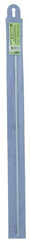 Для вязания Gamma SH1 крючок для тунисского вязания алюминий d 3.5 мм 36 см в чехле .