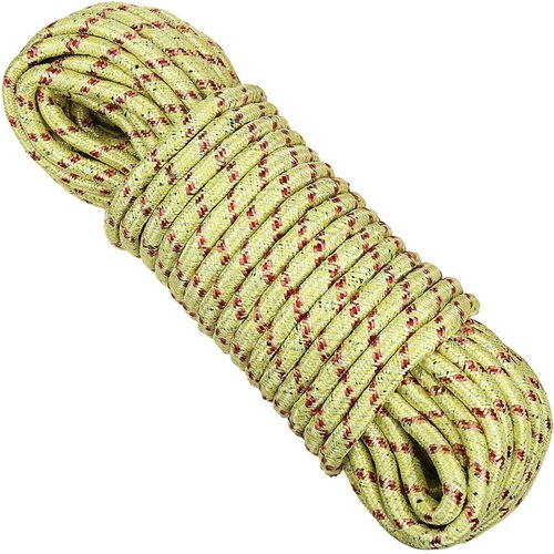 Шнур бытовой плетенный 20м д13мм «Практичный» нейлон, цвета микс