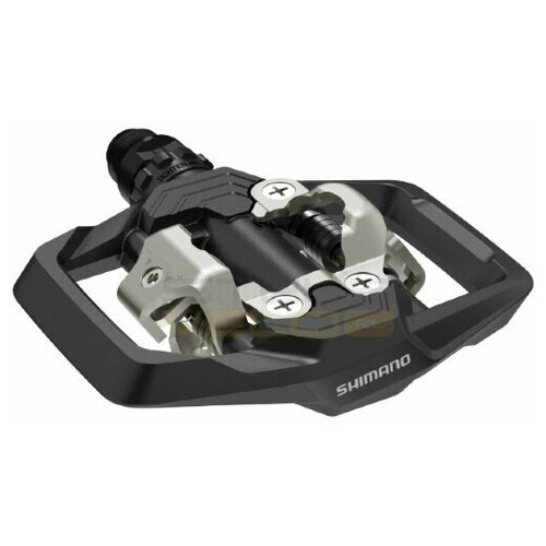 фото Педали контактные shimano me700, spd, с шипами sm-sh51 черный