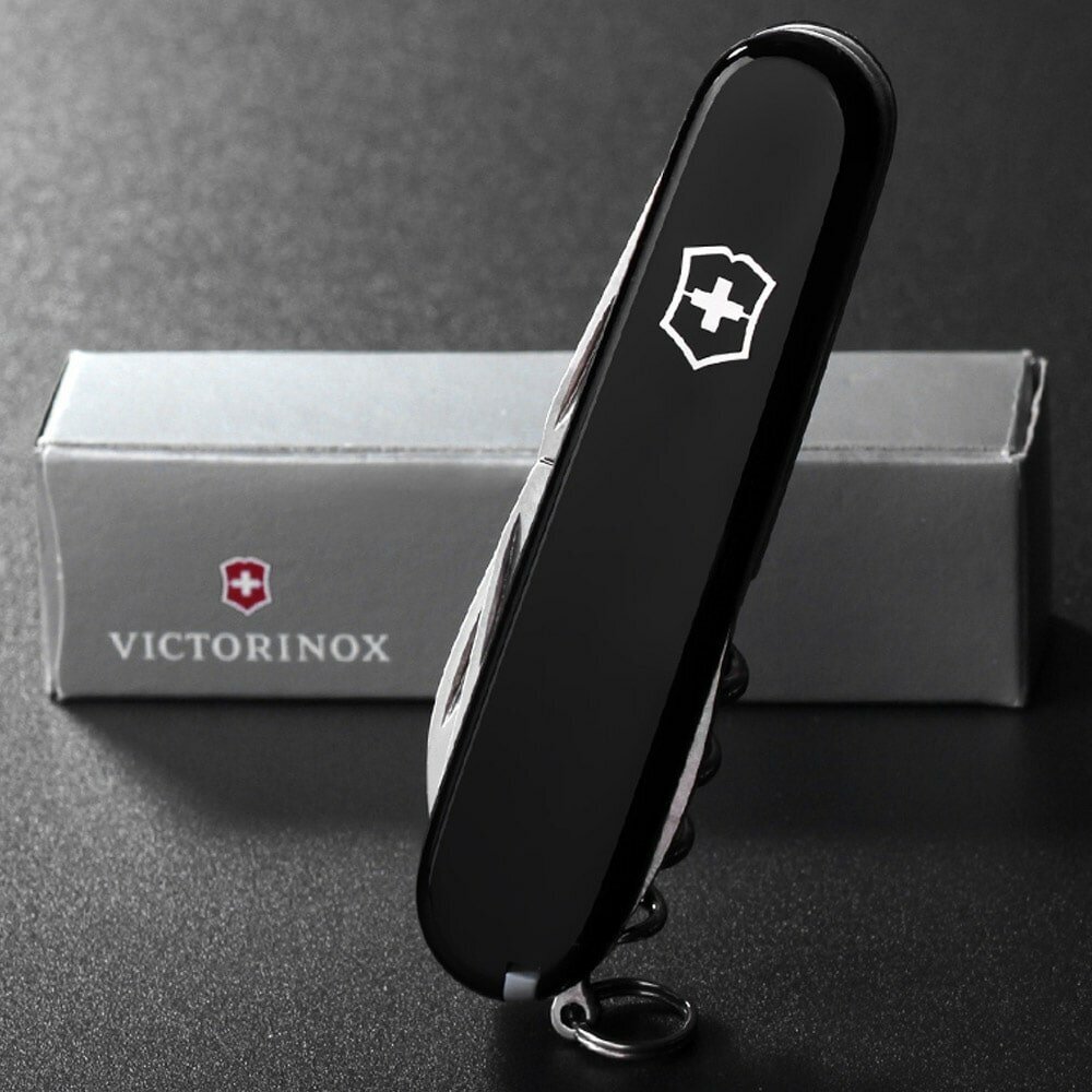 Нож перочинный Victorinox Spartan (1.3603.T2) 91мм 12функций синий полупрозрачный карт.коробка - фото №15