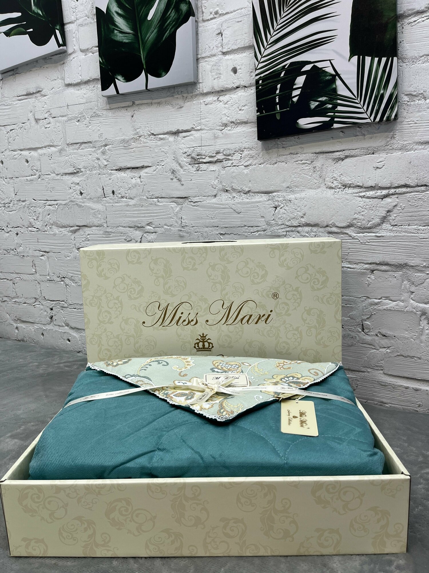 Комплект с одеялом Miss Mari "Хлопок-Велсофт" (WD181), 1.5-спальный - фотография № 10