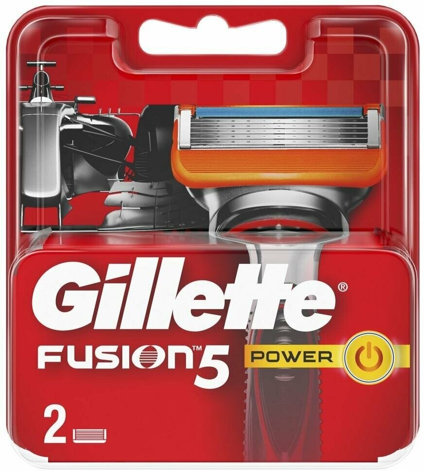Кассеты для станка GILLETTE Fusion Power,2шт