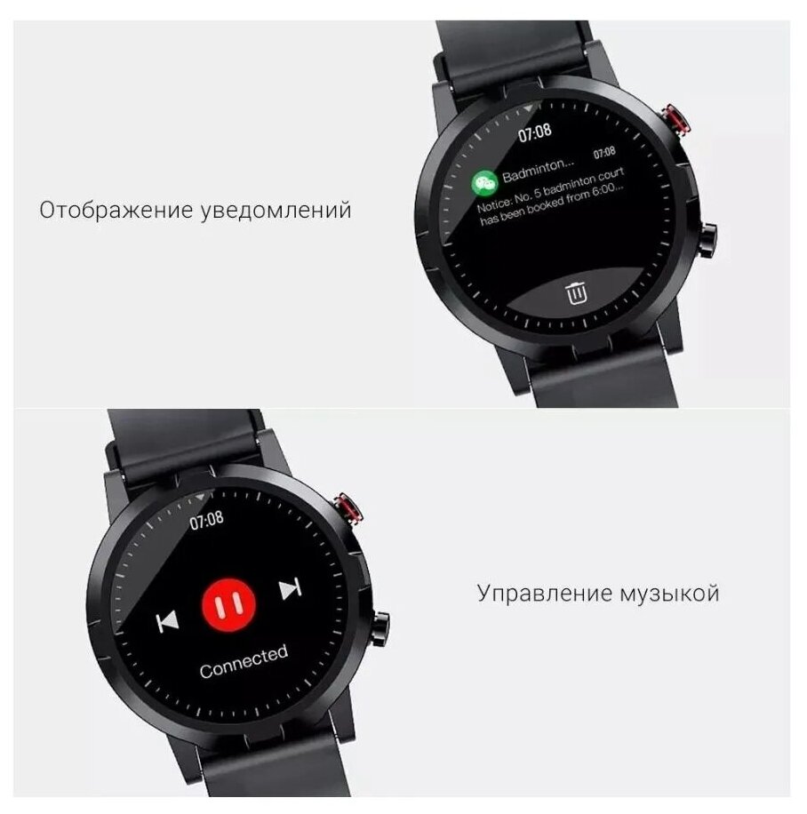 Смарт-часы Xiaomi Haylou LS05S, 1.28", черный / черный - фото №17