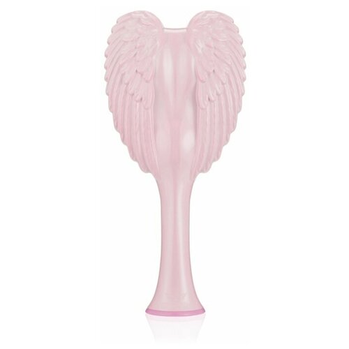 Антибактериальная массажная расческа для волос с антистатическими и термостойкими свойствами Tangle Angel 2.0 (розовая глянцевая)