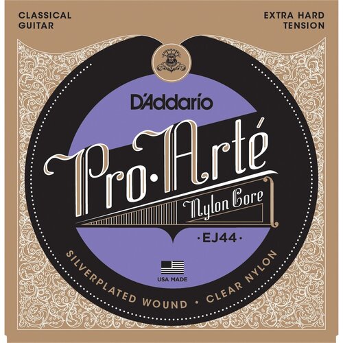 D'Addario EJ44 струны для классич. гит, серебро (Silver), X-Hard Tension