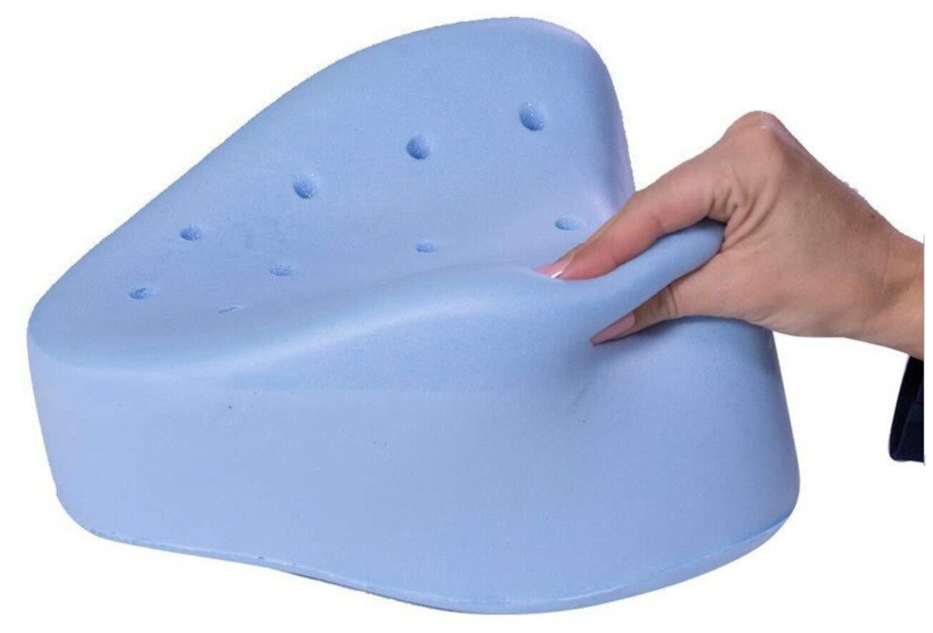Подушка для ног "Leg Pillow" со съёмным чехлом, белая / подушка для ног для сна - фотография № 6