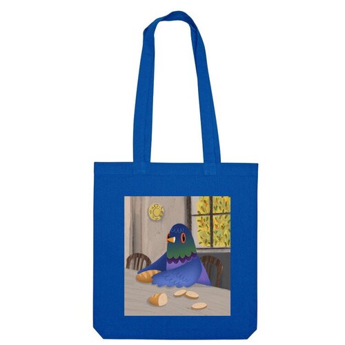 Сумка шоппер Us Basic, синий сумка голубь григорий с батоном оранжевый