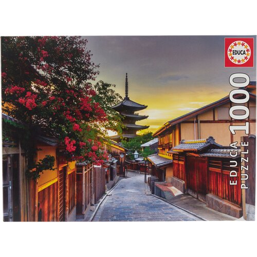 Пазл Educa 1000 деталей Пагода Ясака, Киото, Япония пазл панорама educa 3000 деталей гора фудзи и пагода чурейто