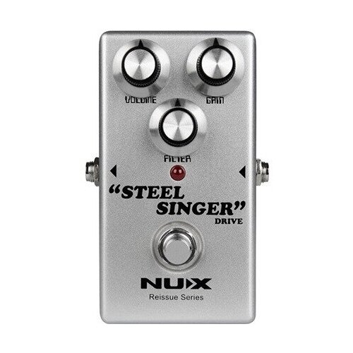 Педаль эффектов овердрайв Nux Cherub Steel-Singer-Drive ibanez ts9 tubescreamer педаль эффектов овердрайв