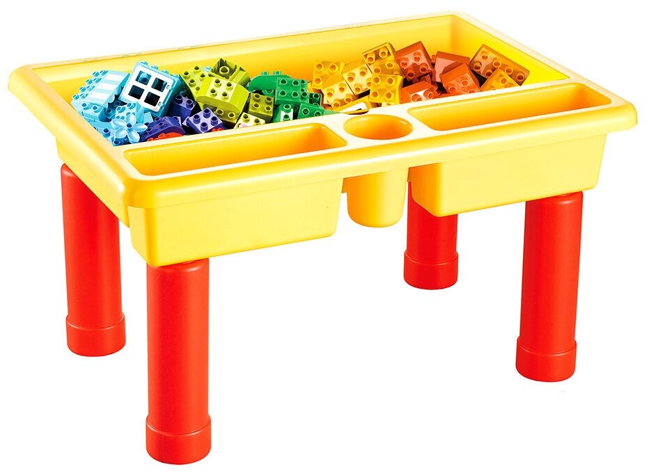 Стол для игры в комплекте с конструктором, Pituso, 70 элементов, цвет мульти — фото 1