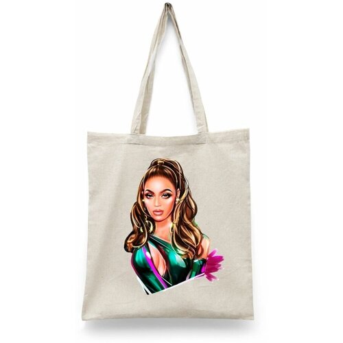 фото Сумка-шоппер унисекс каждому своё "бейонсе/beyonce/певица" черная