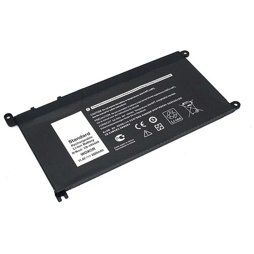 Аккумуляторная батарея (аккумулятор) WDX0R для ноутбука Dell 15-5000 11.4V 2200mAh laptop keyboard for dell inspiron 5568 5578 5368 5378 7368 7378 7466 13 5378 backlit keyboard