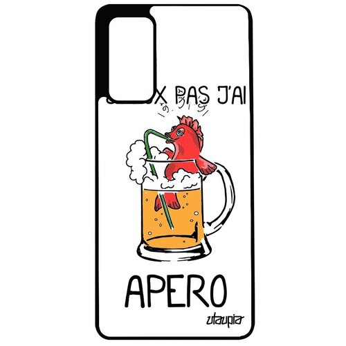 фото Чехол на смартфон // galaxy s20fe // "не могу - у меня аперитив!" карикатура шутка, utaupia, белый