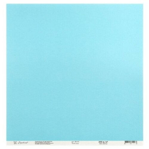 фото Бумага для скрапбукинга текстурированная "тихий океан" 235г/м2, 30,5х30,5 см, набор 10л рукоделие