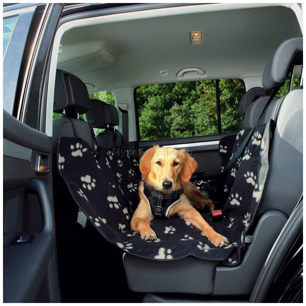 Подстилка для собак Trixie Car Seat Cover, размер 1.40х1.45см, серый / бежевый