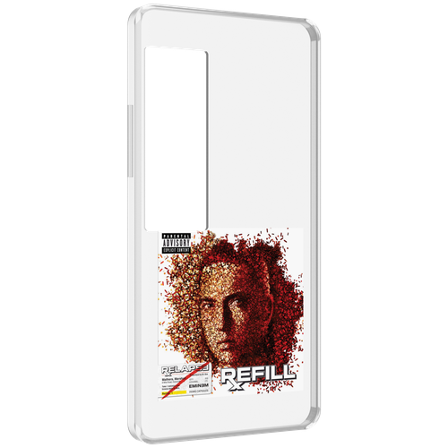 Чехол MyPads Eminem RELAPSE, REFILL для Meizu Pro 7 Plus задняя-панель-накладка-бампер