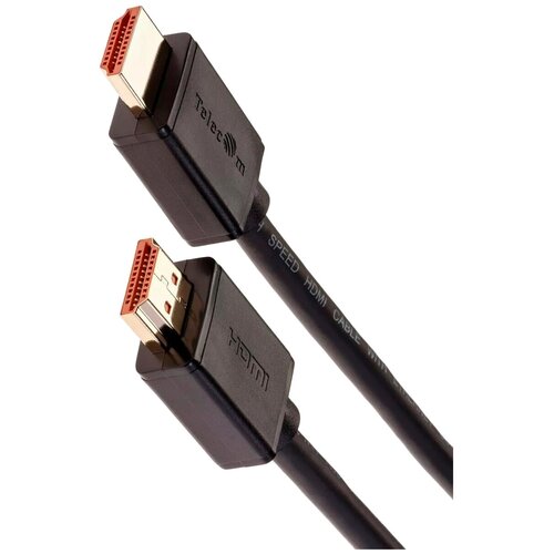 Кабель HDMI-19M --- HDMI-19M ver 2.0+3D/Ethernet ,5m, 2 фильтраTelecom VCOM Кабель Telecom HDMI (m)/HDMI (m) - 5 м (TCG215F-5M) кабель соединительный dp dp 1 2v 4k 60hz 5м telecom vcom кабель telecom displayport m displayport m 5 м cg712 5m