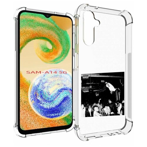 Чехол MyPads Playboi Carti - Die Lit для Samsung Galaxy A14 4G/ 5G задняя-панель-накладка-бампер