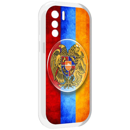 Чехол MyPads герб флаг армении для UleFone Note 13P задняя-панель-накладка-бампер