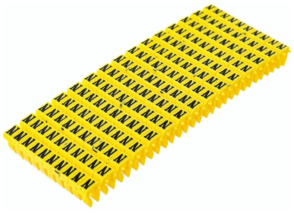 Маркер наборный - символ "N" желтый 152 (150 ) TDM