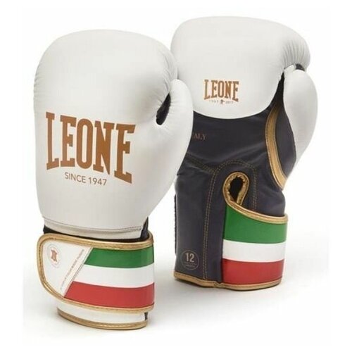 фото Боксерские перчатки leone guanti boxe italy 47 gn039 белые (16 унций) leone 1947