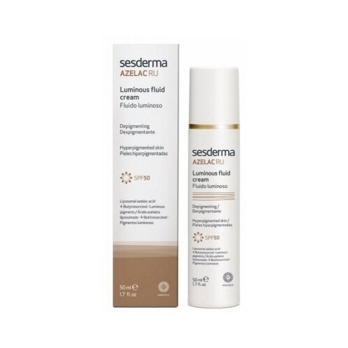 SesDerma Azelac RU Luminous Fluid SPF50 Флюид для сияния кожи с азелаиновой кислотой, 50 мл.