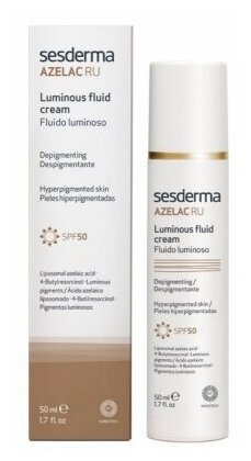 SesDerma Azelac RU Luminous Fluid SPF50 Флюид для сияния кожи с азелаиновой кислотой, 50 мл.