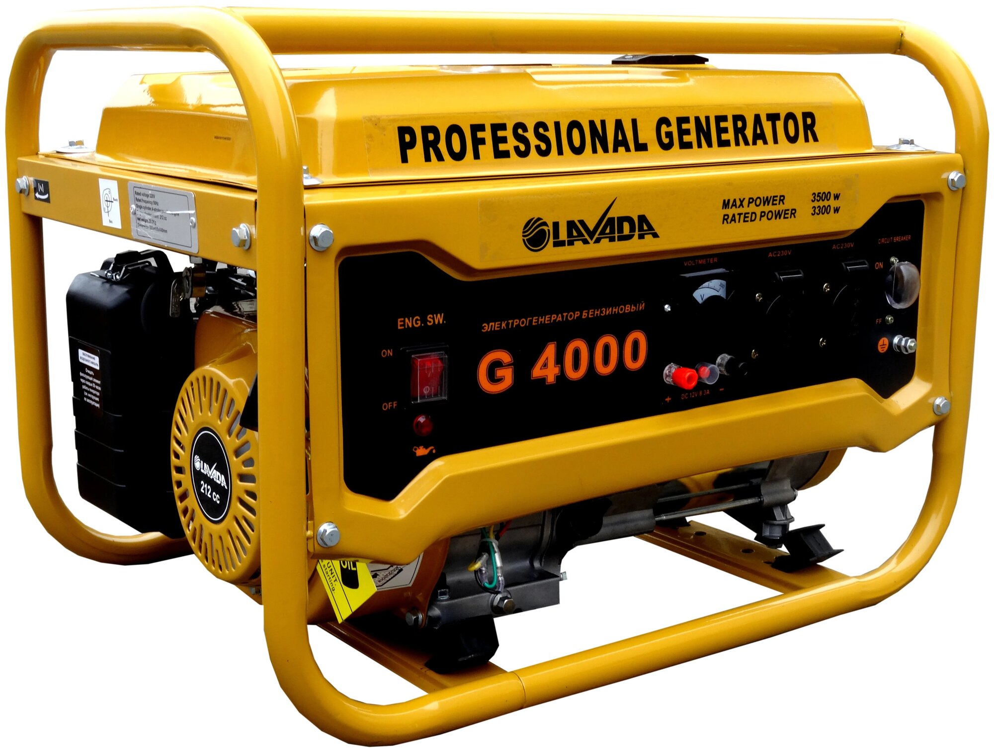 Генератор бензиновый LAVADA G4000 - фотография № 1