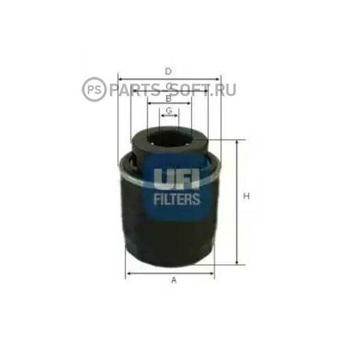 Фильтр масляный VW TIGUAN, PASSAT (3C) 1.4TSI 23.494.00 UFI 23.494.00 | цена за 1 шт