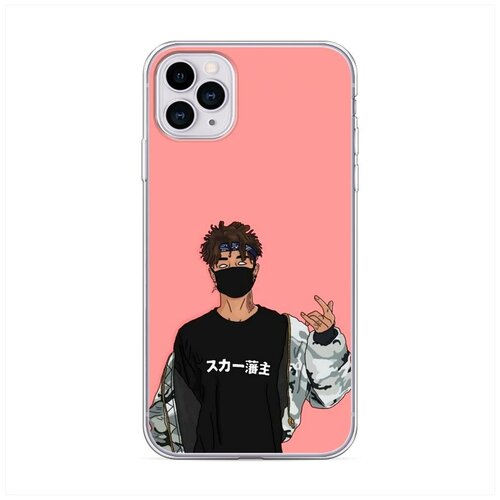 фото Силиконовый чехол "в маске 2" на apple iphone 11 pro / айфон 11 про case place