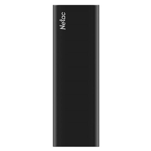 Внешний SSD Netac Z SLIM Aluminum 550MB/s 2 Type C Black 1TB (NT01ZSLIM-001T-32BK)