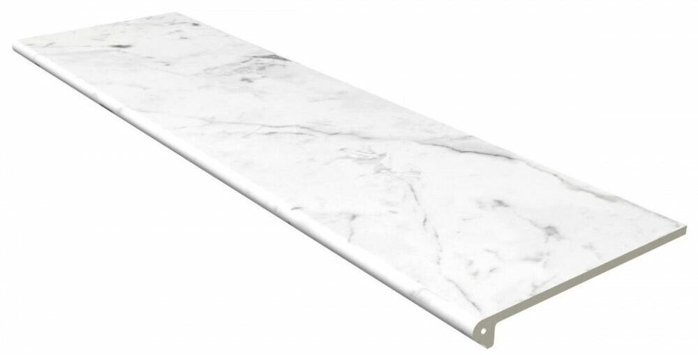 Ступень Gres Aragon Peld. Red. Marble Carrara Blanco Liso 120x30 см (1 шт.)