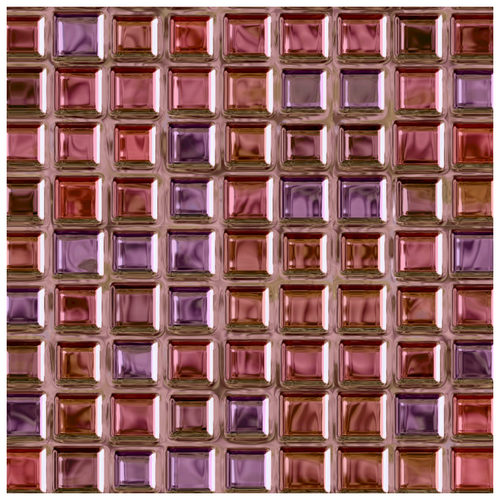Самоклеящаяся антивандальная пленка для декора мебели и кухонных фартуков. Плитка мозаика стекло. розовая. 60х155 см.