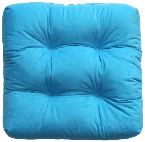 Подушка на стул MATEX Velours, 40x40 см, светло-голубой