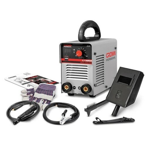Сварочный инвертор постоянного тока ММА CROWN CT33102 910600₽