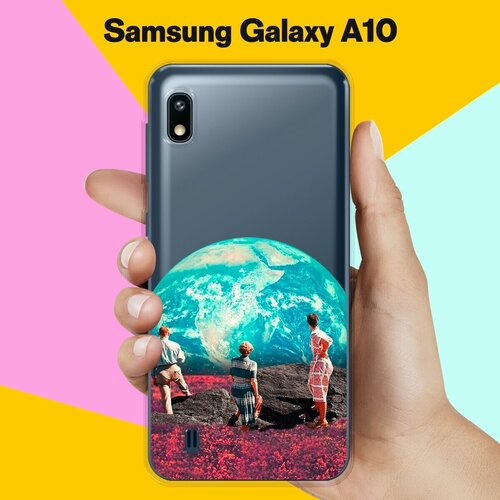 Силиконовый чехол на Samsung Galaxy A10 Вид на Землю / для Самсунг Галакси А10 силиконовый чехол вид на землю на samsung galaxy a10