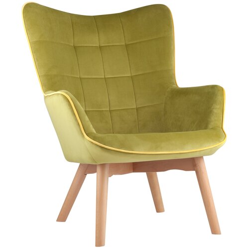 фото Кресло манго, вельвет, оливковый stool group