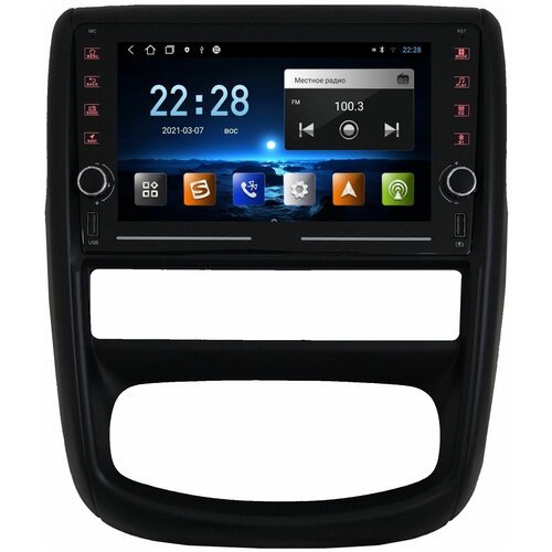 Магнитола R320 Рено Дастер 1 Renault Duster 2010-2015 - Android 11 - Процессор 8 ядерный - CarPlay - QLED - DSP 36 полос - 4G(Sim)