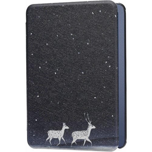 Чехол-книжка для Amazon Kindle 10 2020 Snowflake deer