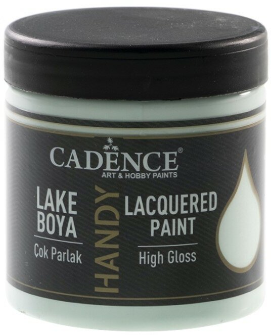 Глянцевая акриловая краска Cadence Handy Lacquered Paint. Kiwi Green L-47