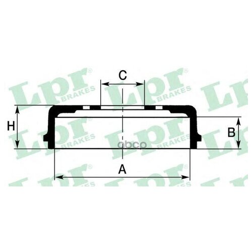 Барабан Тормозной Land Rover Freelander 98-06 Lpr арт. 7D0597