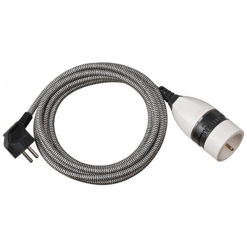 фото Удлинитель-переноска brennenstuhl quality plastic extension cable,3м., 1 роз.,черный (1161830)