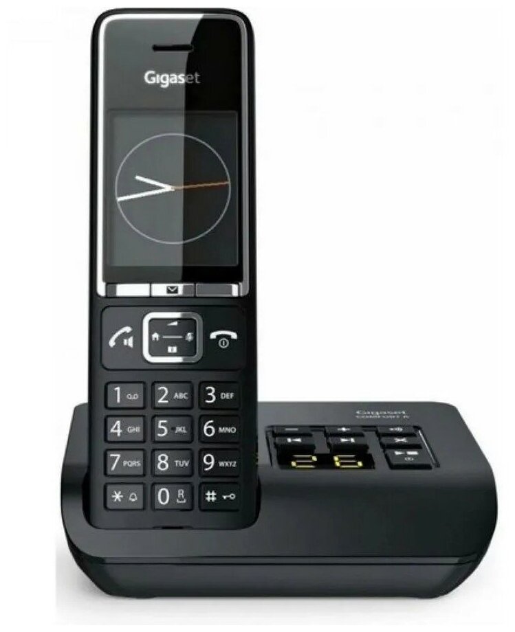 Gigaset Телефон s30852-h3021-s304 Comfort 550A RUS, Радиотелефон черный