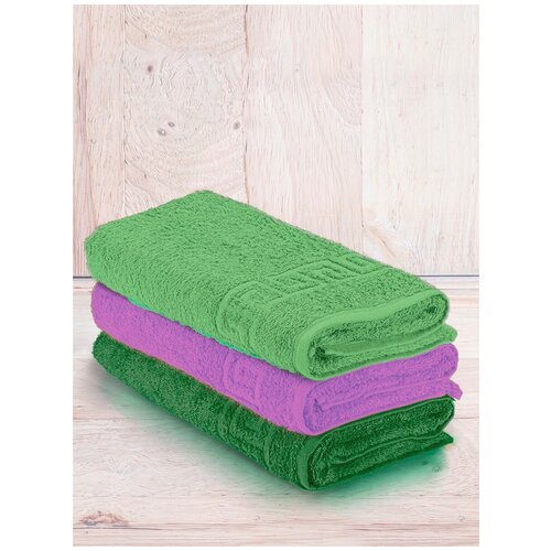 фото Набор махровых полотенец yasmin 3шт(50*90) туркмения