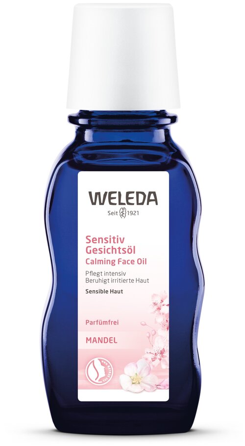 Weleda Mandel Sensitiv деликатное питательное масло для лица, 50 мл