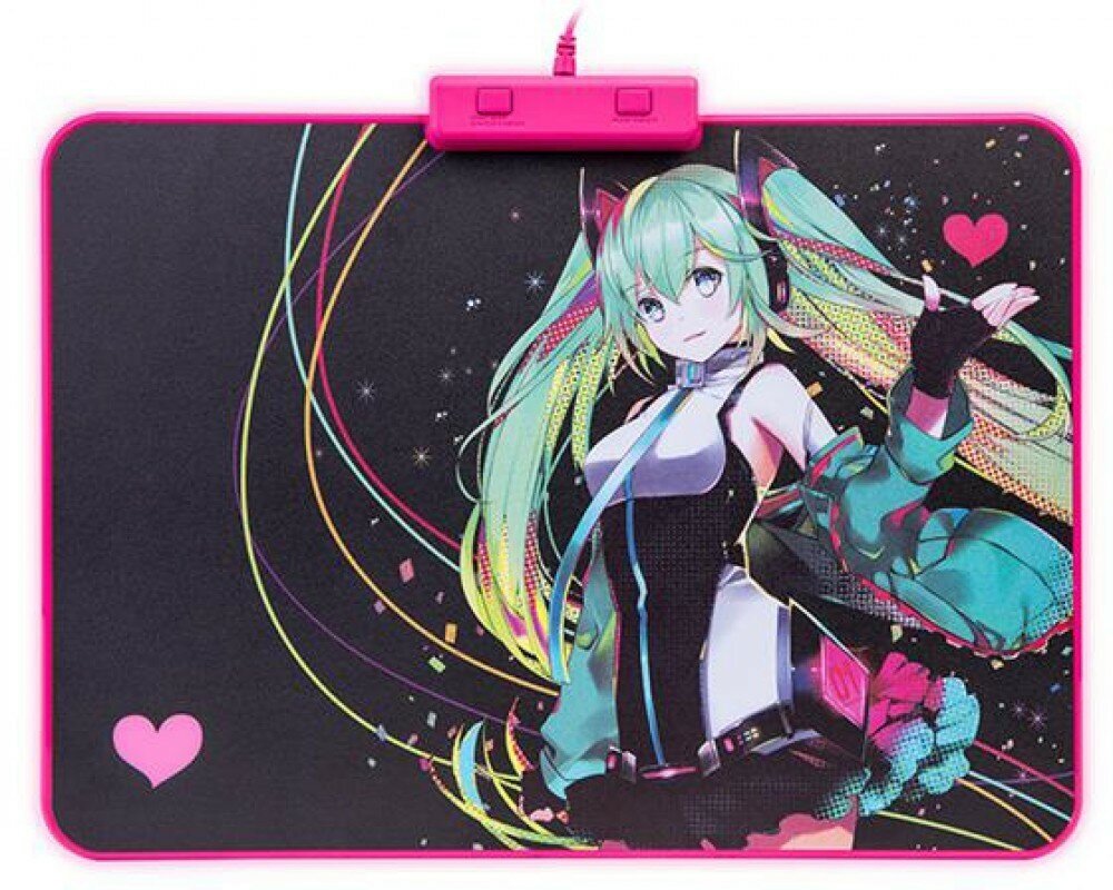 Коврик для мыши Tt eSPORTS Draconem RGB HATSUNE MIKU Edition (MP-DCM-RGBHMS-09)