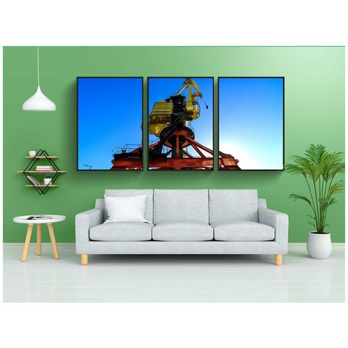 фото Набор модулных постеров для интерьера "дорогой, промышленность, технология" 60x90 см. в тубусе, без рамки lotsprints