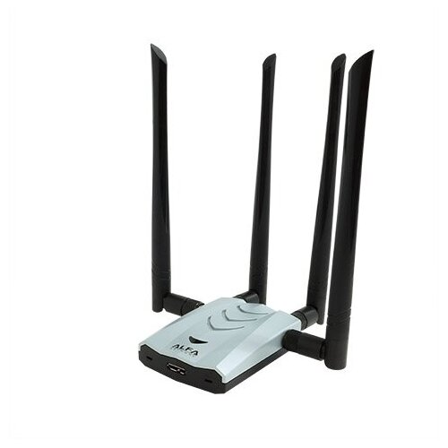 Wi-Fi адаптер Alfa Network AWUS1900, черно-серый