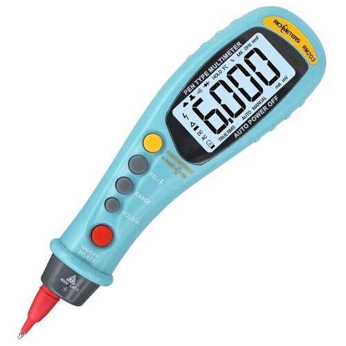 handheld portable intelligent digital multimeter large screen display 6000 counts ncv true rms measurement acdc multimetro Мультиметр RM203