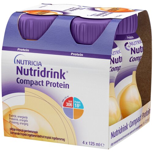 Купить Нутридринк Компакт смесь энтеральная протеин 125мл ваниль N4, Nutridrink (Nutricia)